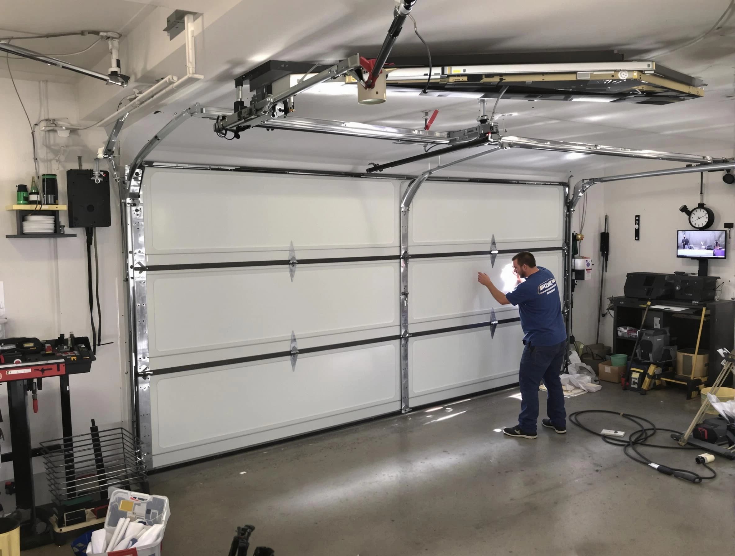 Professional garage door repair service by Newton Garage Door Repair in Newton