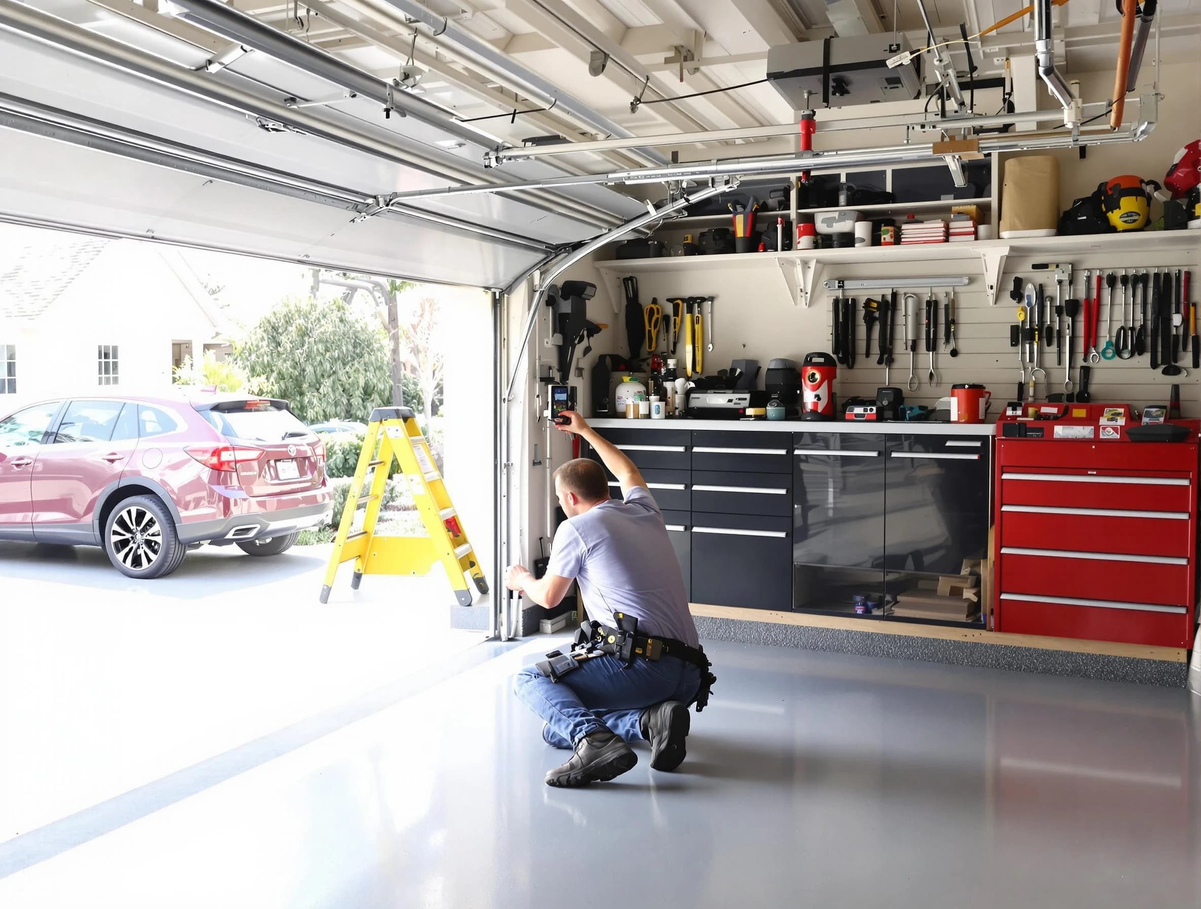 Local garage door repair service by Newton Garage Door Repair in Newton