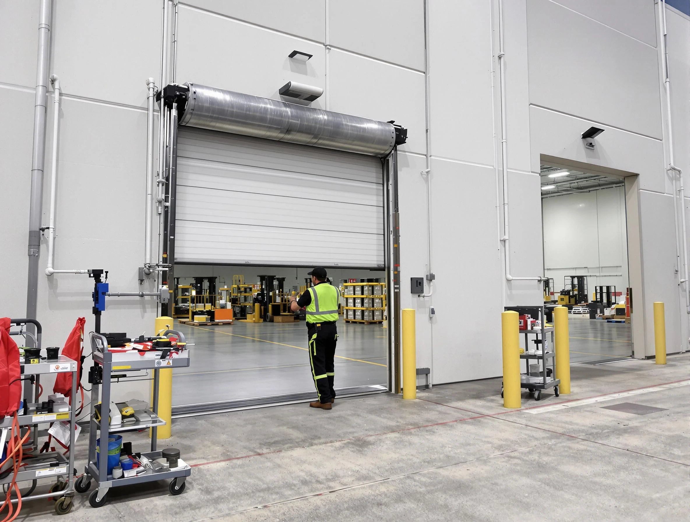 Commercial Garage Door Repair in Newton