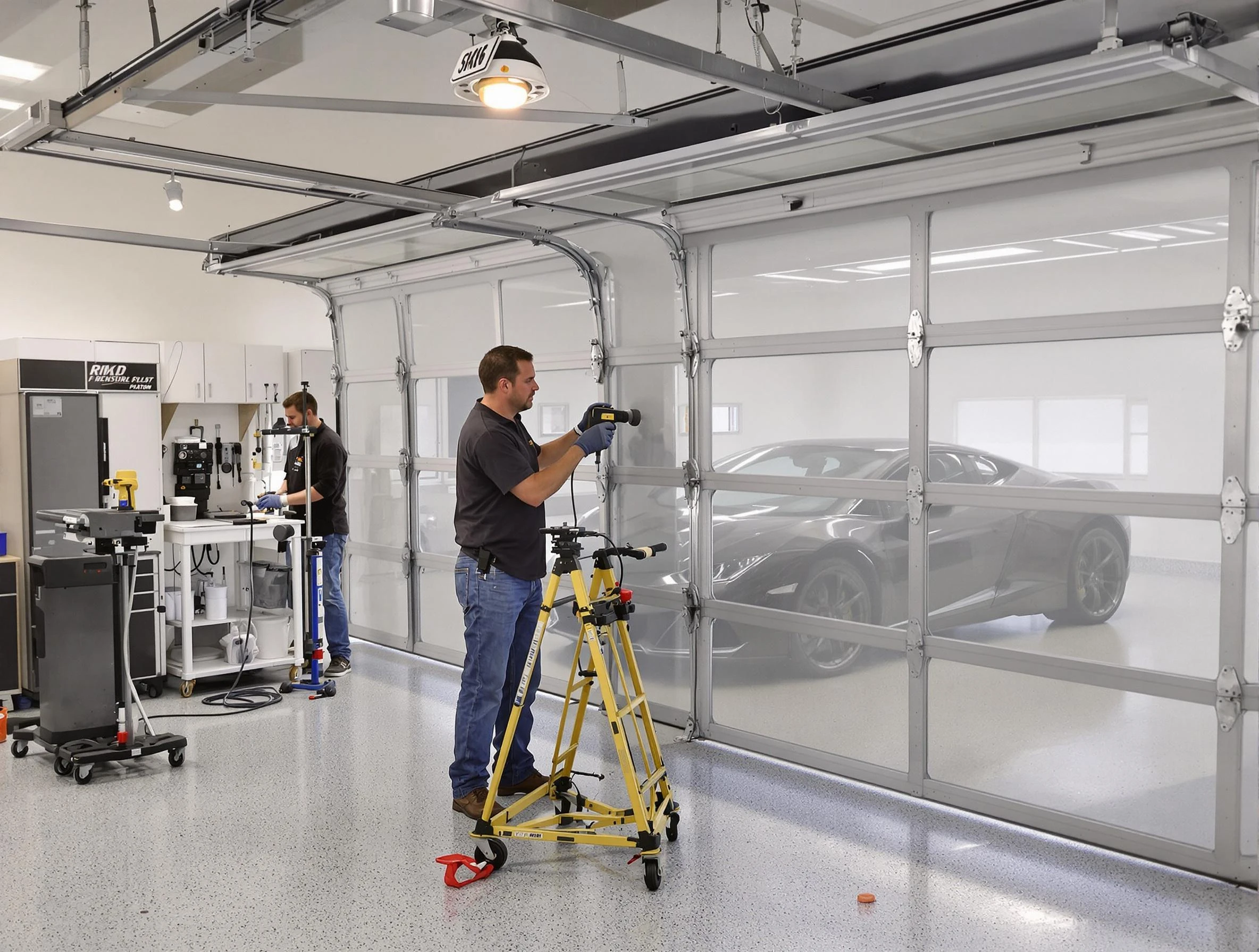 Garage Door Dents Repair in Newton