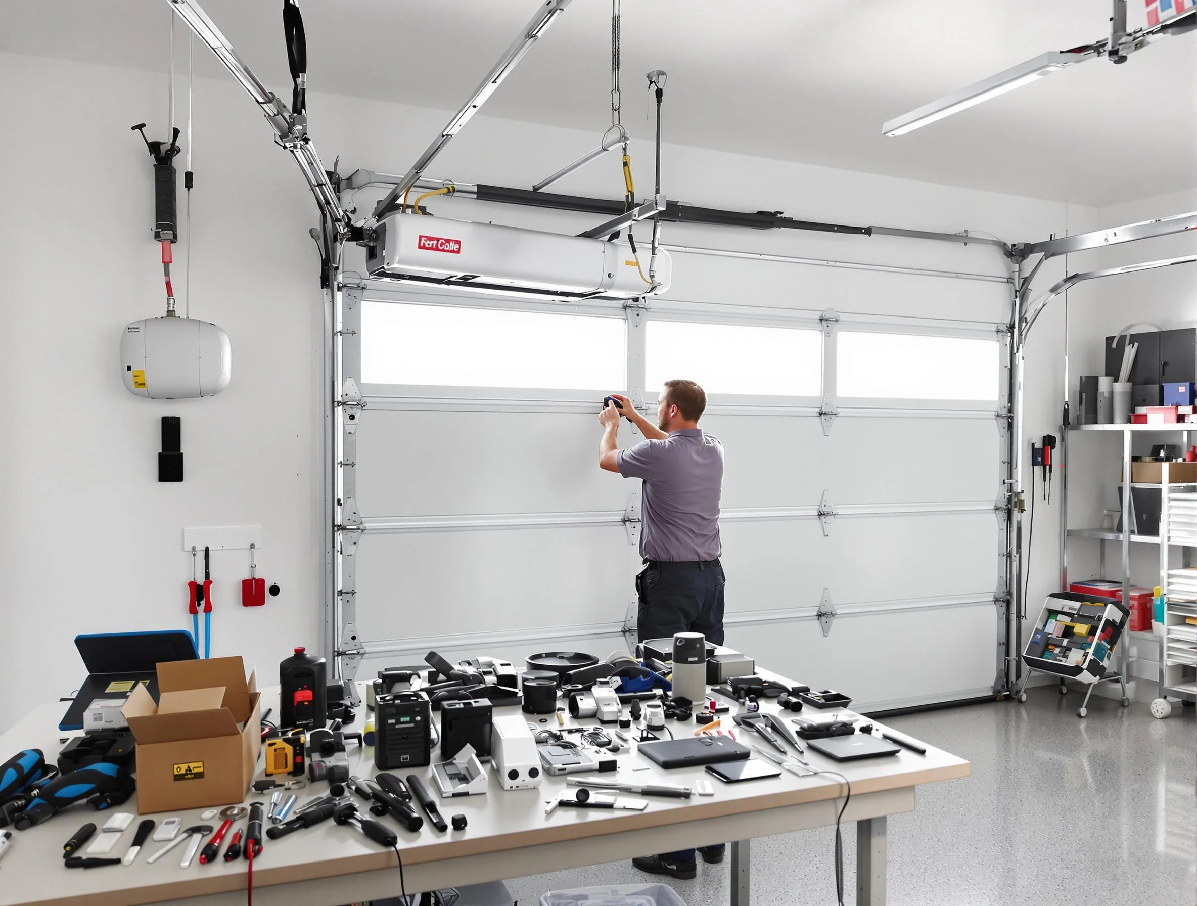 Garage Door Opener Repair in Newton