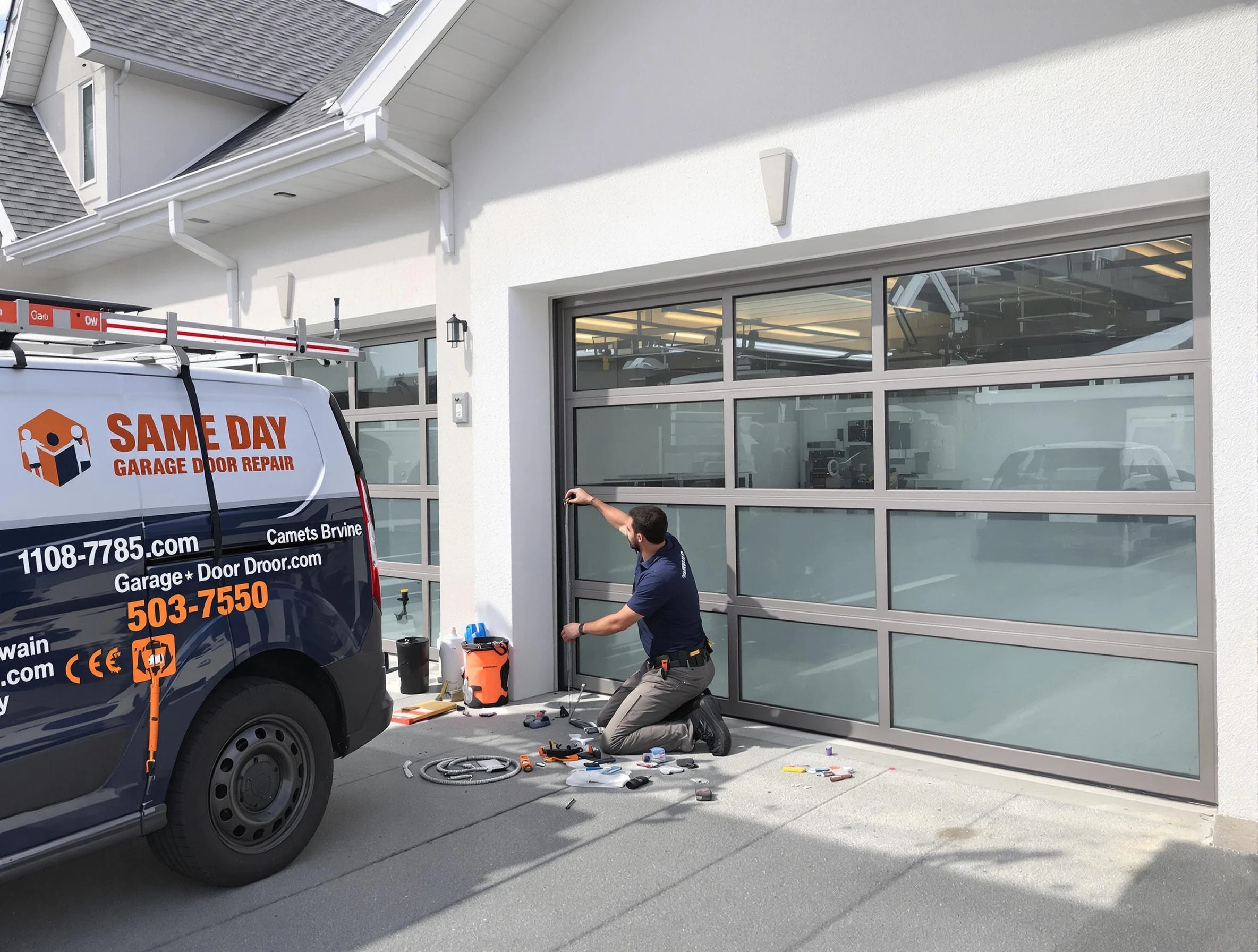Same-day garage door repair service by Newton Garage Door Repair in Newton